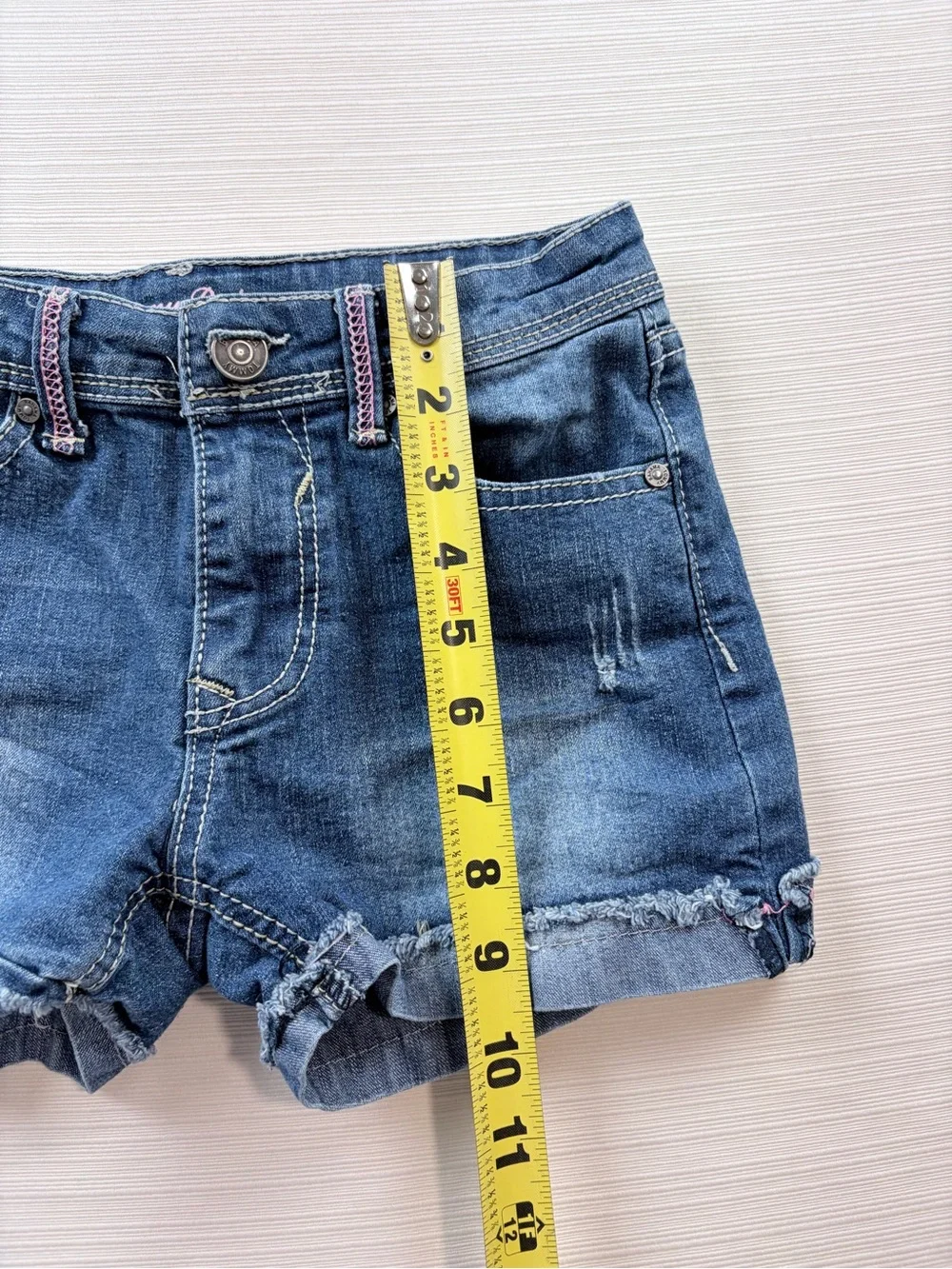 Tommy Bahama Denim Cutoff Shorts in Dark Blue Wash